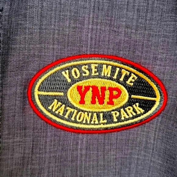 NWT National Park Yosemite Water Repellant Navy Fleece Lined Jacket Men's Small